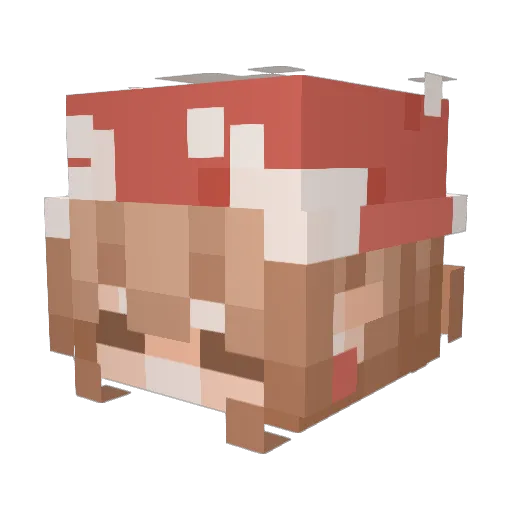 V1PURRR Minecraft avatar head, 3D render