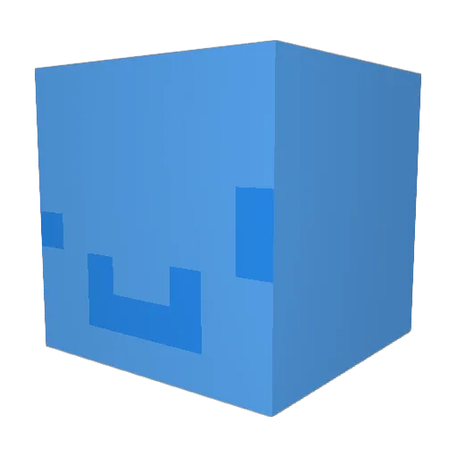 V1R00 Minecraft avatar head, 3D render