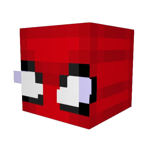 V1SLYN Minecraft avatar head, 3D render