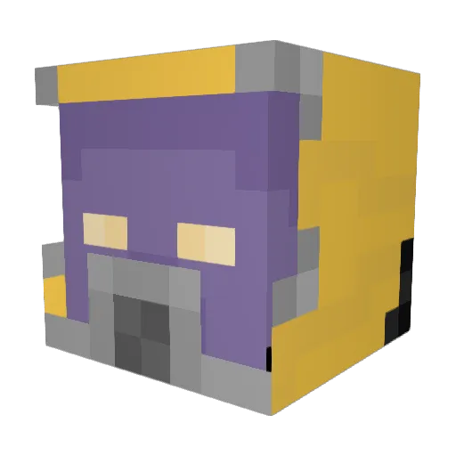 V1StiSen Minecraft avatar head, 3D render