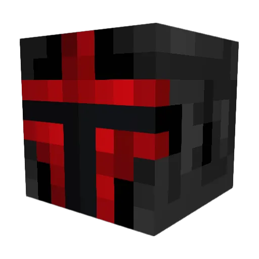 V1T33K Minecraft avatar head, 3D render
