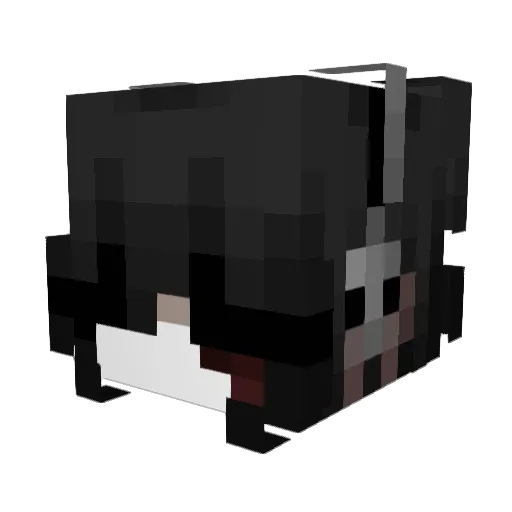 V1X3RE Minecraft avatar head, 3D render