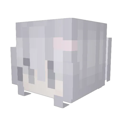 V1bezzz_ Minecraft avatar head, 3D render