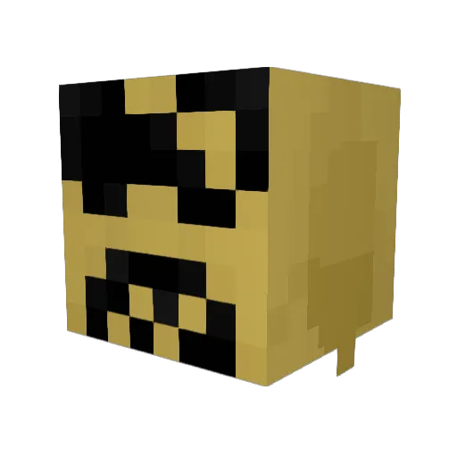 V1gglez Minecraft avatar head, 3D render