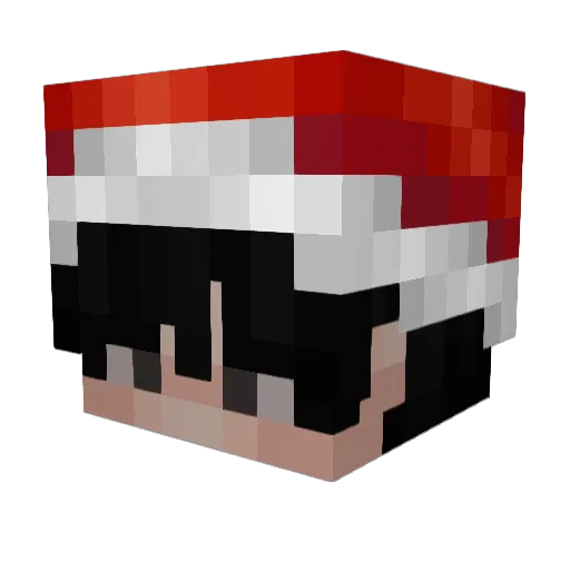 V1nnox_ Minecraft avatar head, 3D render