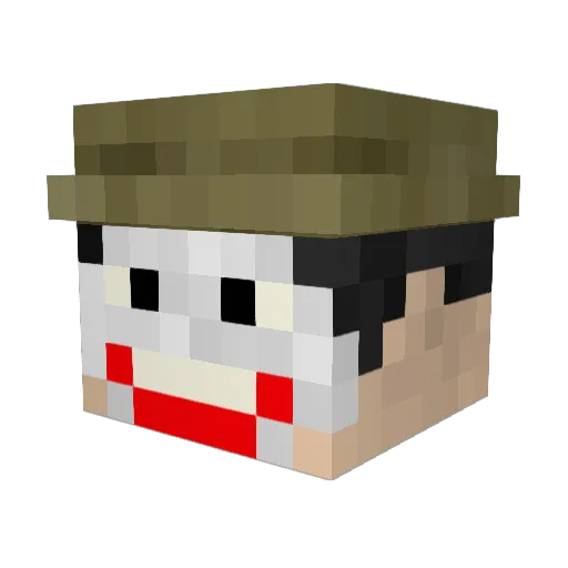 V1nslaierr Minecraft avatar head, 3D render