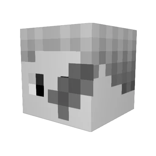 V1ntrez Minecraft avatar head, 3D render