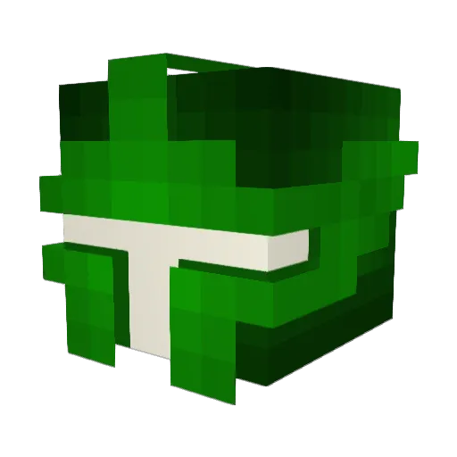 V1r4s Minecraft avatar head, 3D render