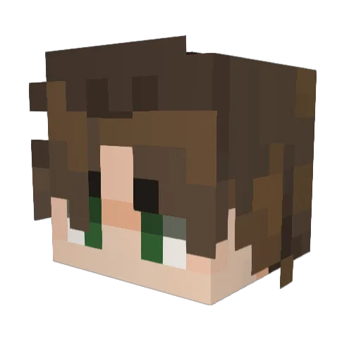 V1rus____ Minecraft avatar head, 3D render