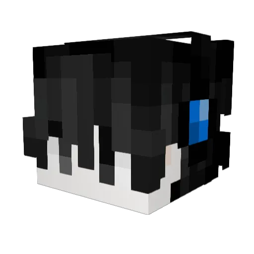 V1sionnn Minecraft avatar head, 3D render