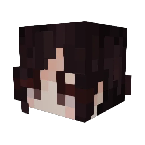 V20XL Minecraft avatar head, 3D render