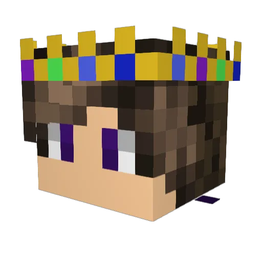 V3AM3R Minecraft avatar head, 3D render