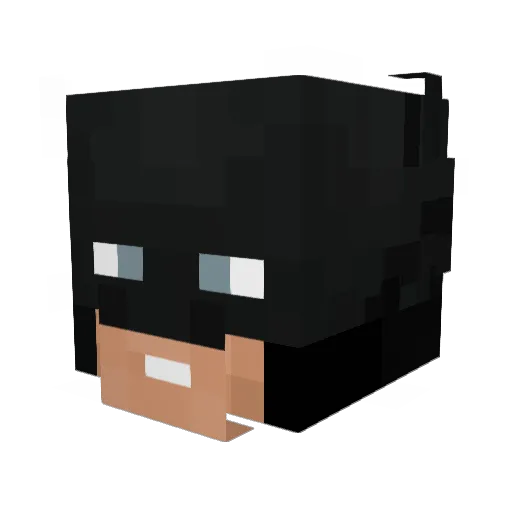 V3EGA Minecraft avatar head, 3D render