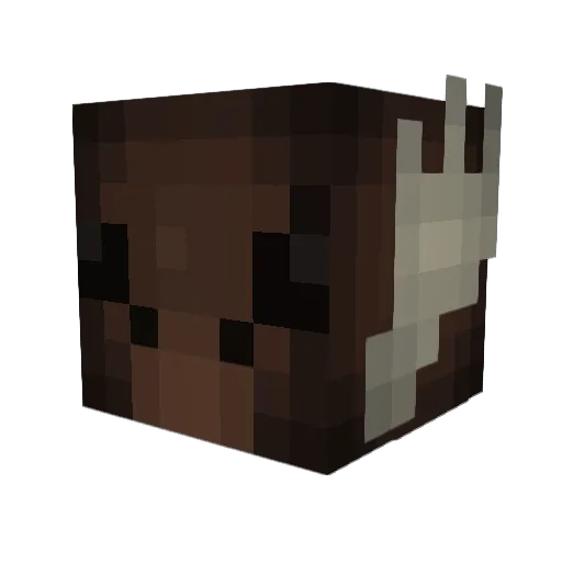 V3XZ13 Minecraft avatar head, 3D render