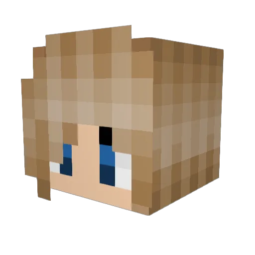 V3n0m_oRg Minecraft avatar head, 3D render