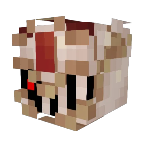 V3nusF1lms_ Minecraft avatar head, 3D render