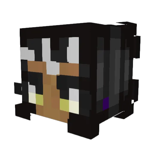 V4K1 Minecraft avatar head, 3D render