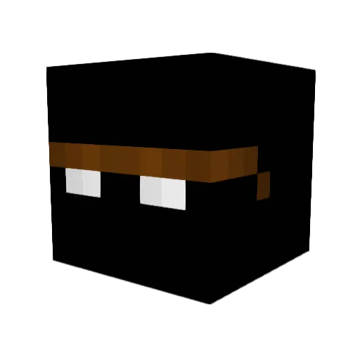 V4RN3R Minecraft avatar head, 3D render