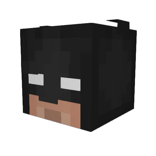 V4l3nTiin Minecraft avatar head, 3D render