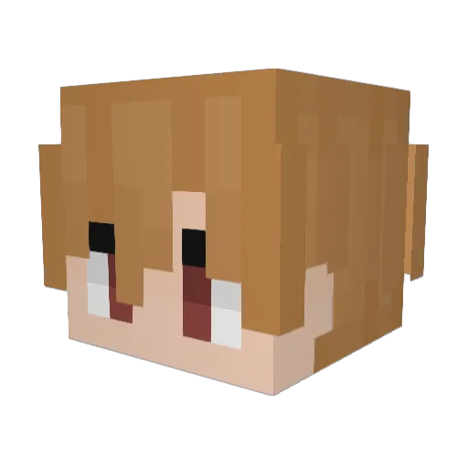 V4l3r429 Minecraft avatar head, 3D render