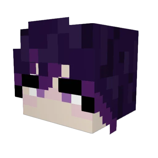 V4l_kyr1e Minecraft avatar head, 3D render