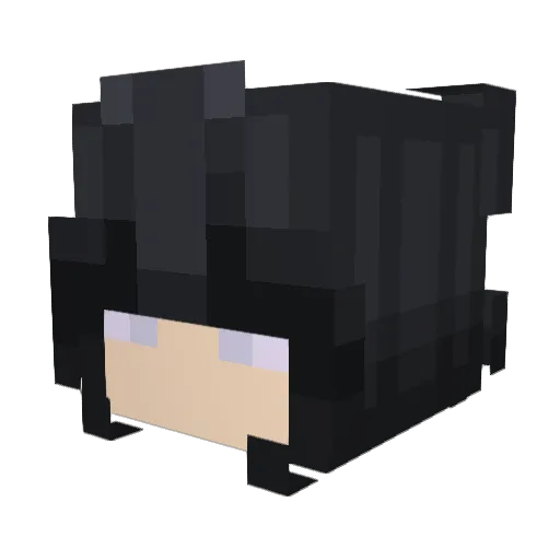 V4lkya Minecraft avatar head, 3D render