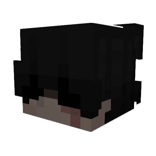 V4mp01 Minecraft avatar head, 3D render