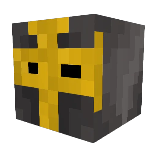 V4nhin Minecraft avatar head, 3D render