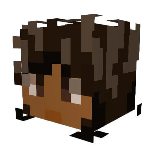 V4ri4nt201 Minecraft avatar head, 3D render
