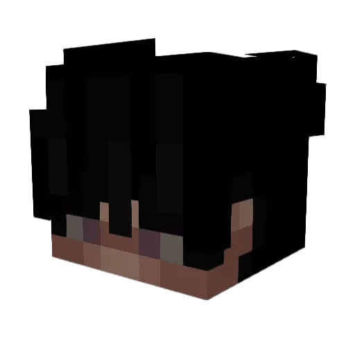 VACdison Minecraft avatar head, 3D render