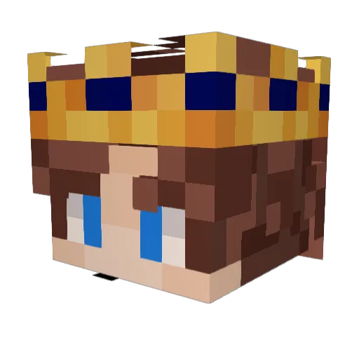 VADIO_ Minecraft avatar head, 3D render