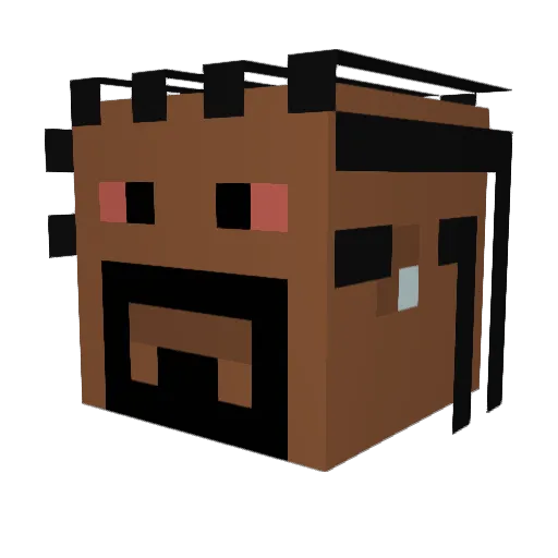 VALORANTnoob87 Minecraft avatar head, 3D render