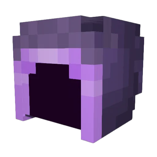 VANSHH Minecraft avatar head, 3D render