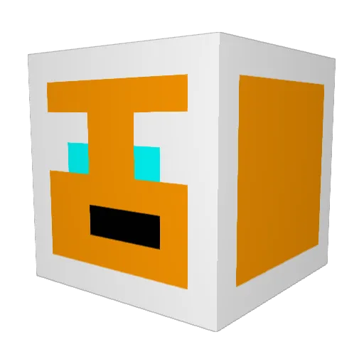 VAPEMEMBERXITER1 Minecraft avatar head, 3D render