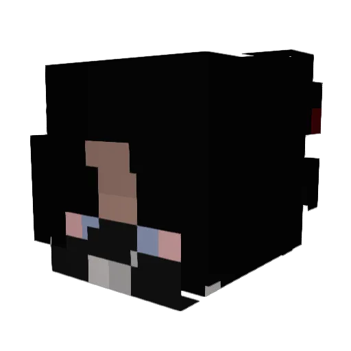 VAPEUSERJEW Minecraft avatar head, 3D render