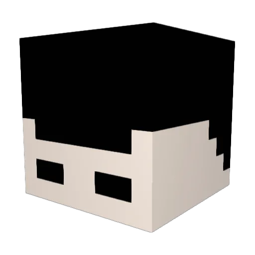 VAPORINGBOOT706 Minecraft avatar head, 3D render