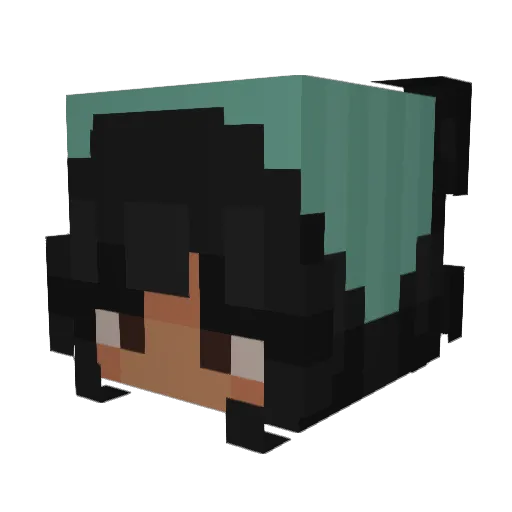 VASAIES Minecraft avatar head, 3D render