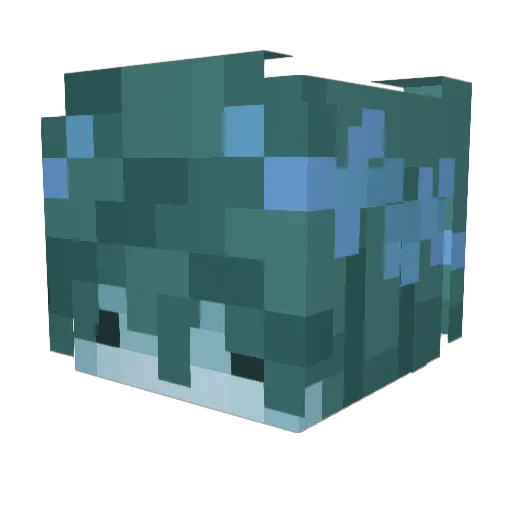 VASIL12434 Minecraft avatar head, 3D render