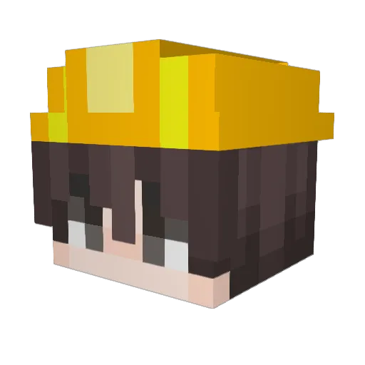 VAVRYS_99__ Minecraft avatar head, 3D render