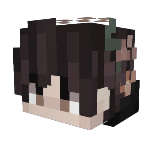 VAZYAN4IK Minecraft avatar head, 3D render