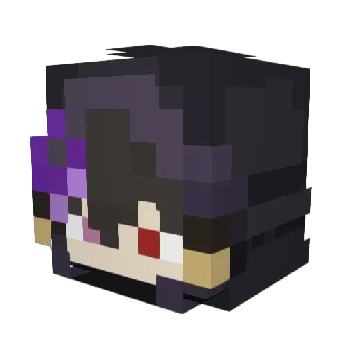 VBRONE33 Minecraft avatar head, 3D render