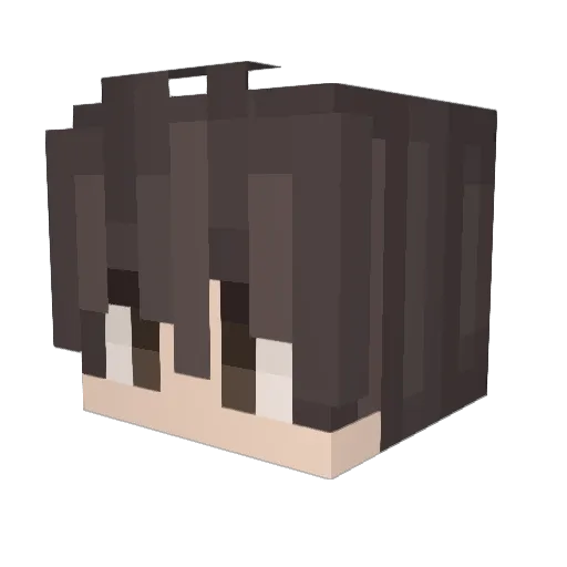 VBallo Minecraft avatar head, 3D render
