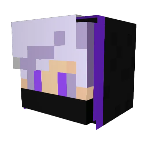 VCGN_Andre Minecraft avatar head, 3D render