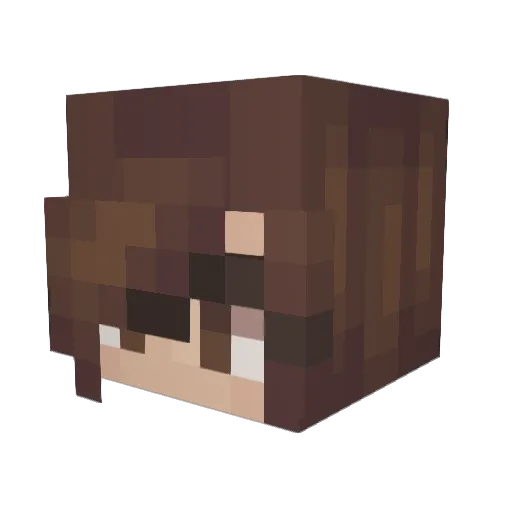 VEEENUUS Minecraft avatar head, 3D render