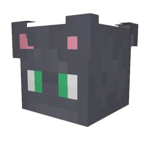 VEEKIL Minecraft avatar head, 3D render
