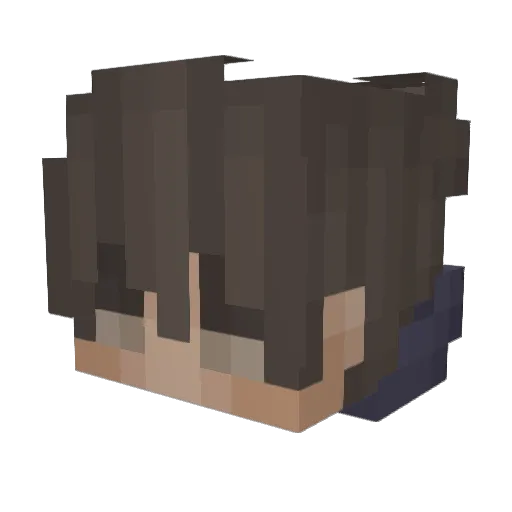 VEKY2212 Minecraft avatar head, 3D render