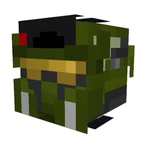VELMAR2137 Minecraft avatar head, 3D render