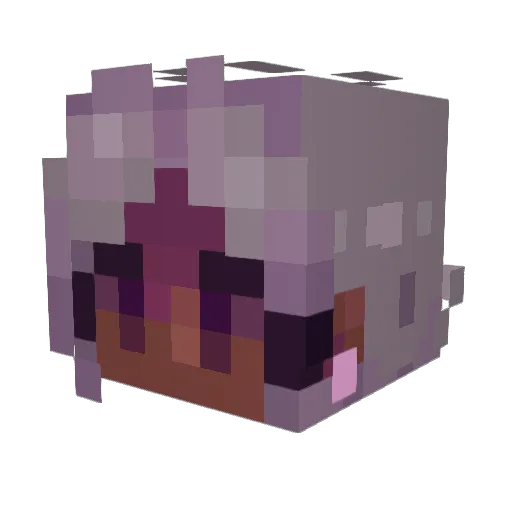 VENOBLA Minecraft avatar head, 3D render