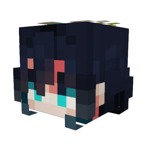 VENTII__ Minecraft avatar head, 3D render