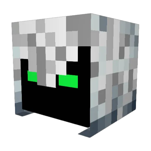 VENTOLAS Minecraft avatar head, 3D render